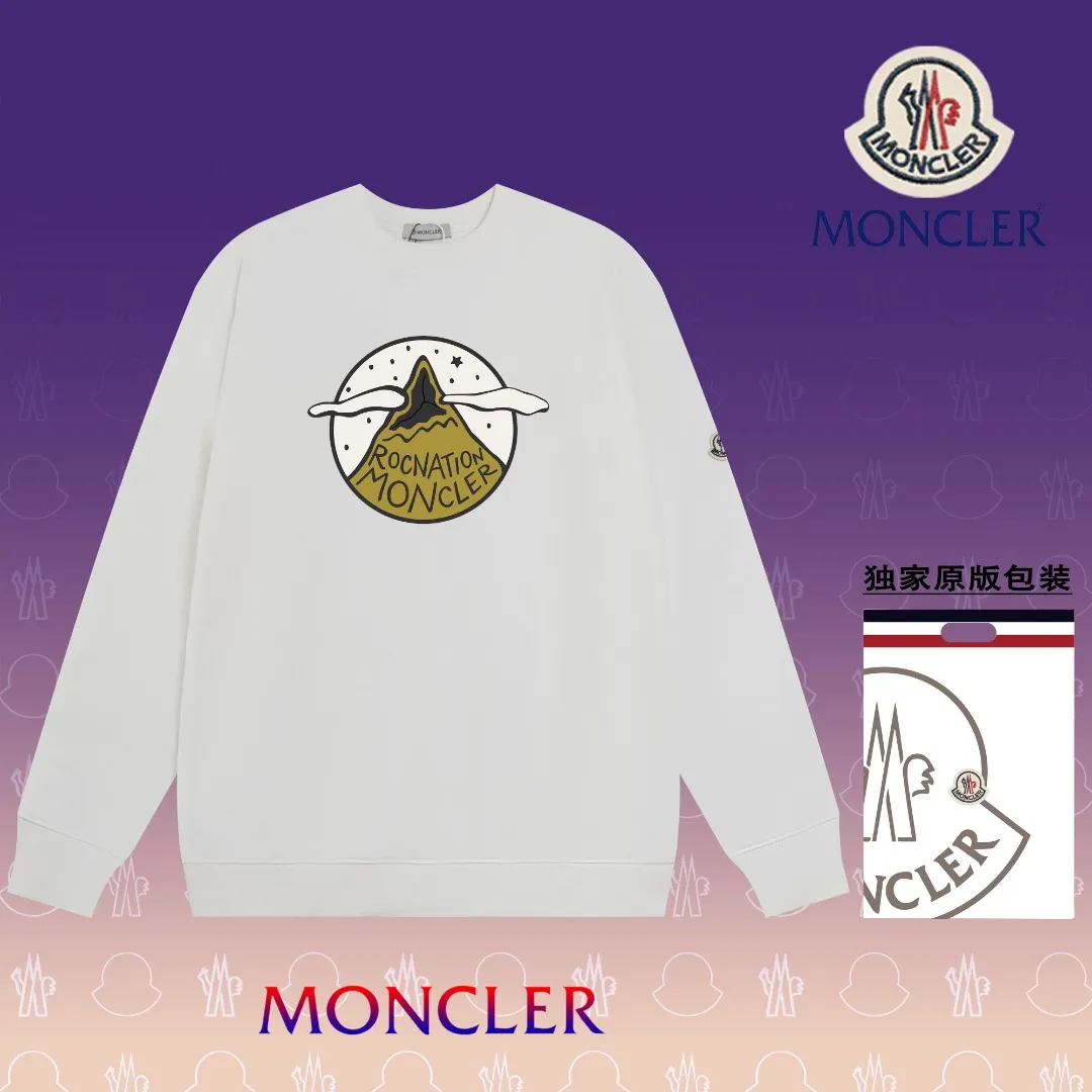 【 Quality】【 MONCLER】【In Stock 】 2024 New Arrival Premium 3D LOGO ， ， Premium ⚠️ ： 460 ， 21S 10S 26/2 1*1 ！ ， ， ， ， ， ！ Same Style ✔️ Same Style： ❗ ✔️【 Same Style， In Stock！】 ➡️Size：S M L XL XXL ➡️ ：Black White ⚠️Size Size